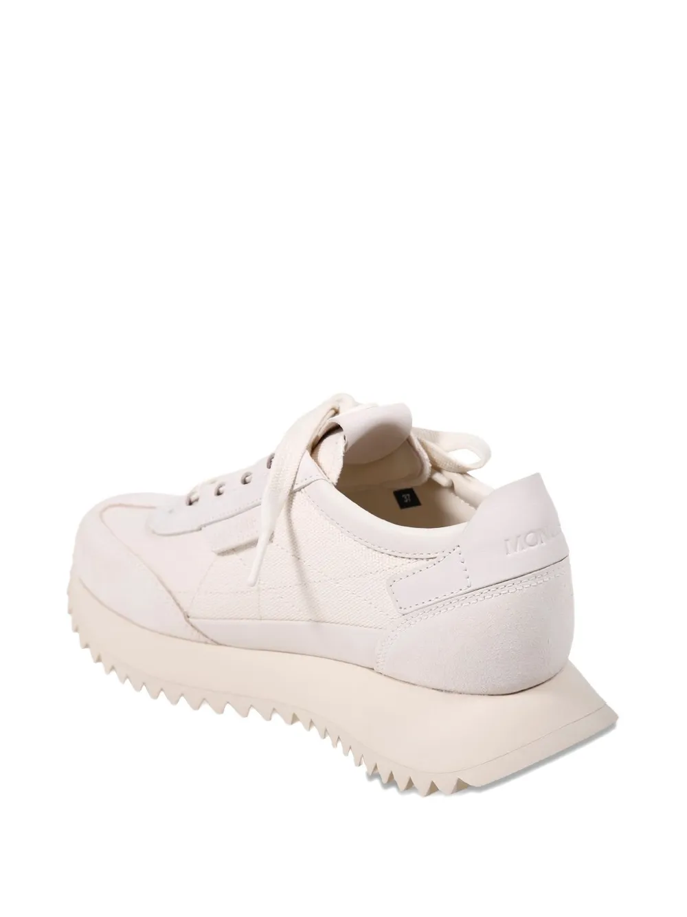 Moncler logo-appliqué platform sneakers Beige