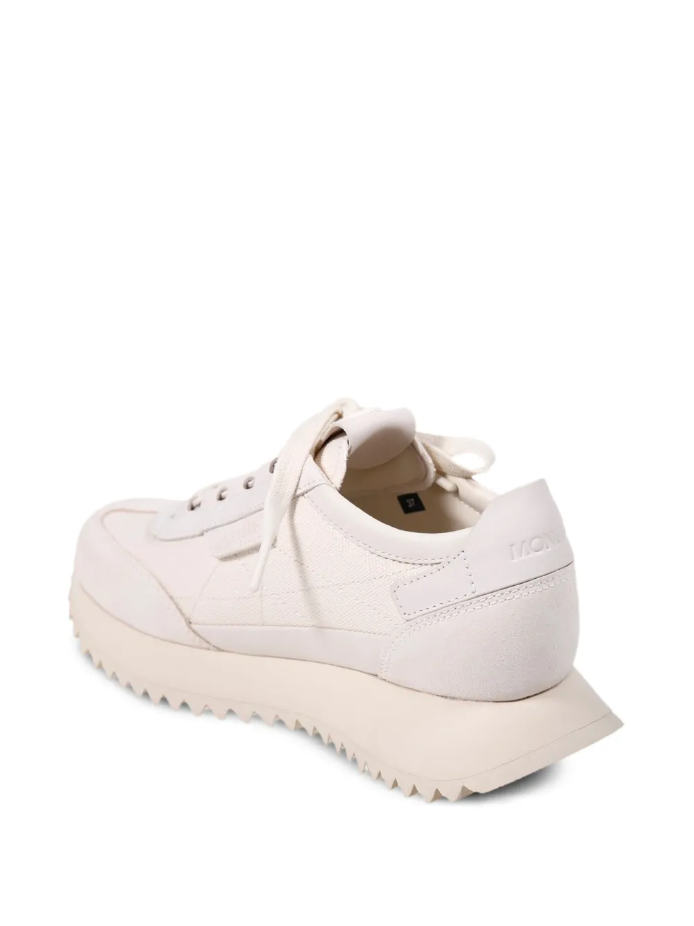  Moncler Logo-appliqué Platform Sneakers - Neutrals 