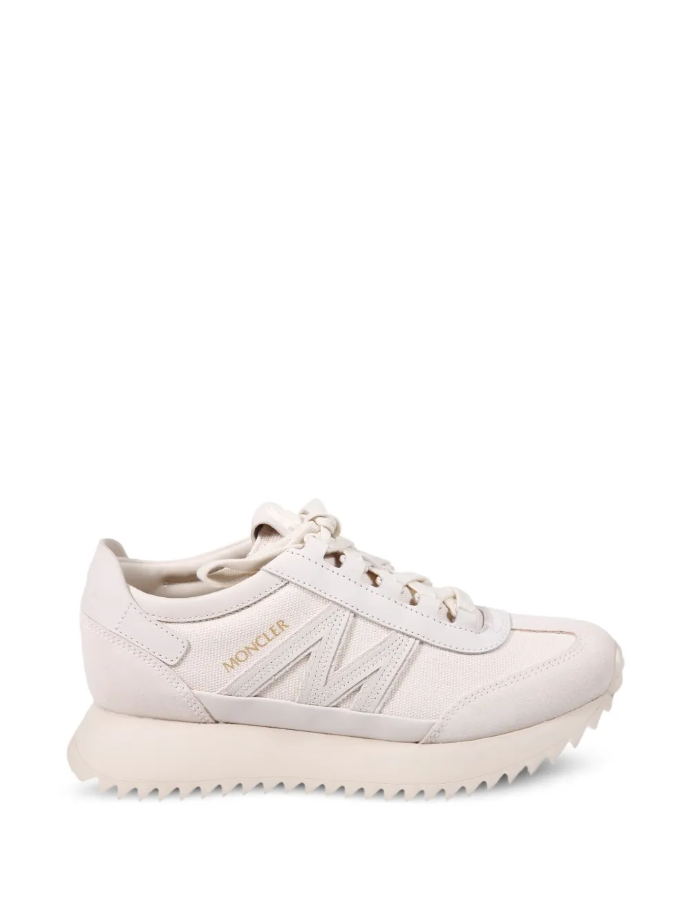 Moncler logo-appliqué platform sneakers Beige