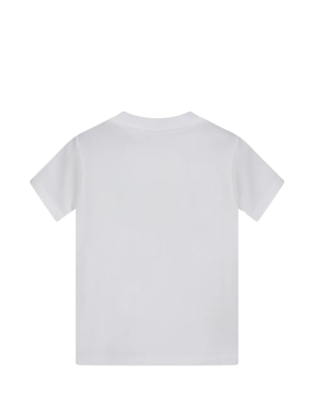 Fendi Kids T-shirt met print en korte mouwen Wit