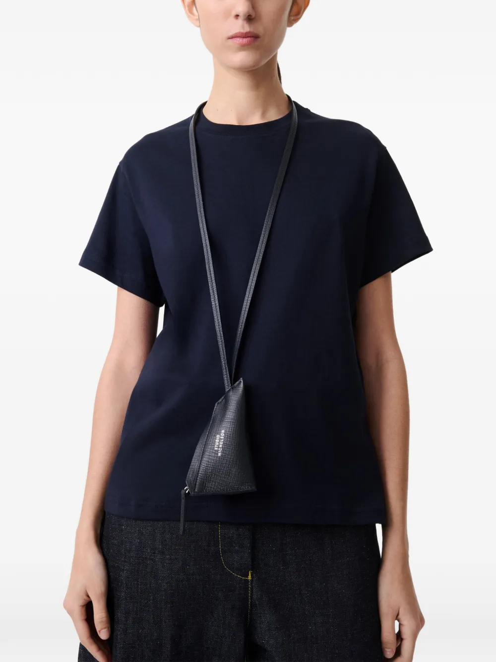 Studio Nicholson T-shirt met logo Blauw