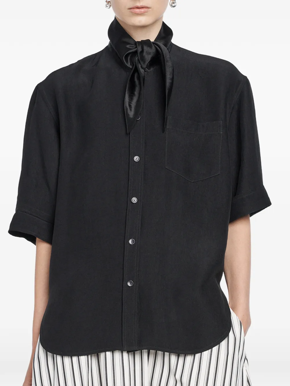 Maria McManus short-sleeve shirt - Nero