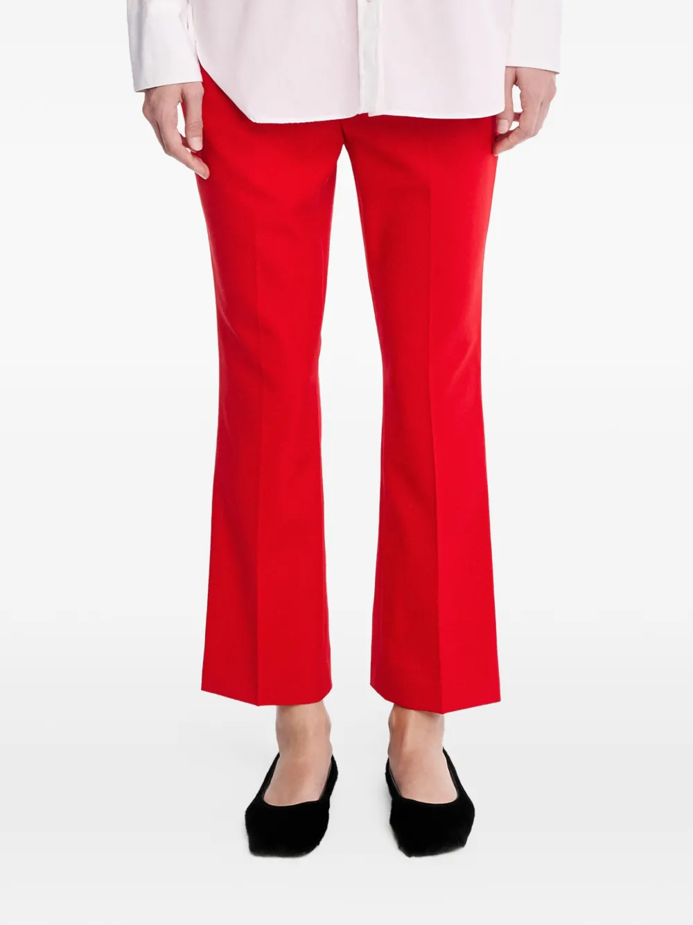 Maria McManus high-waisted pocket trousers - Bianco