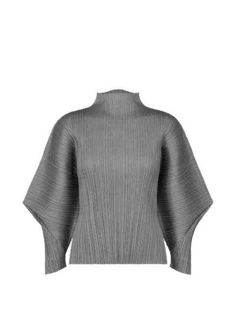 Pleats Please Issey Miyake Skyline pleated shirt