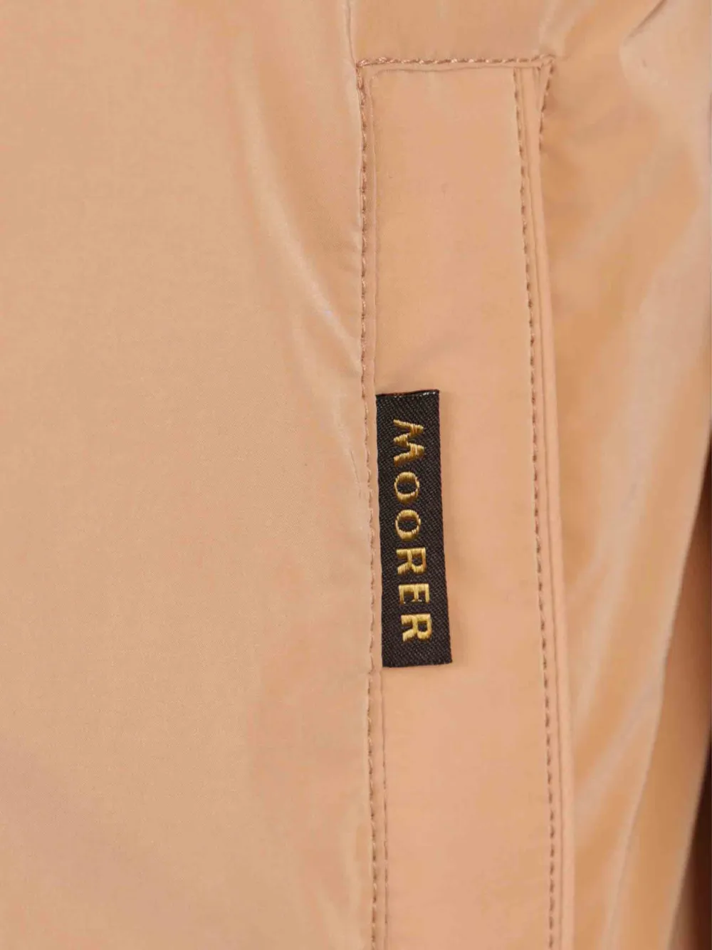 Moorer Jack met capuchon Beige