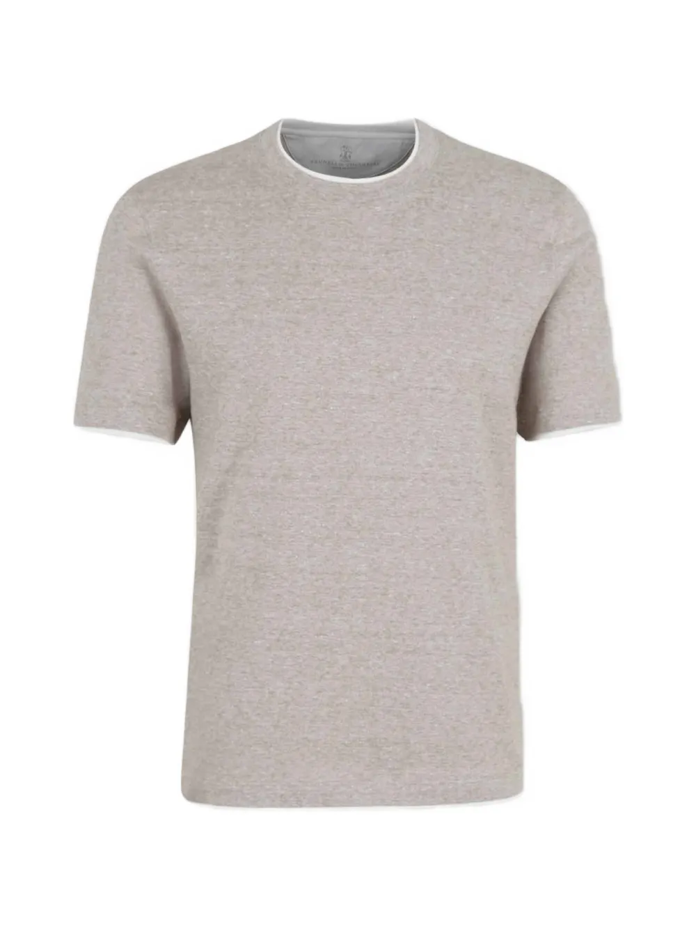 Brunello Cucinelli crew-neck T-shirt - Toni neutri