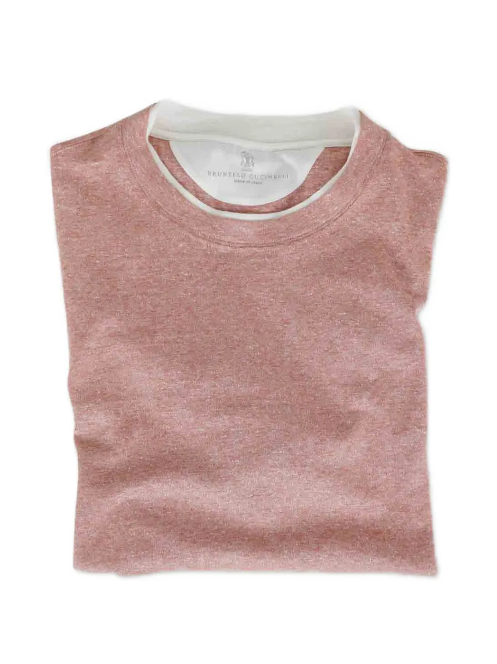 Brunello Cucinelli T-shirt met ronde hals Roze