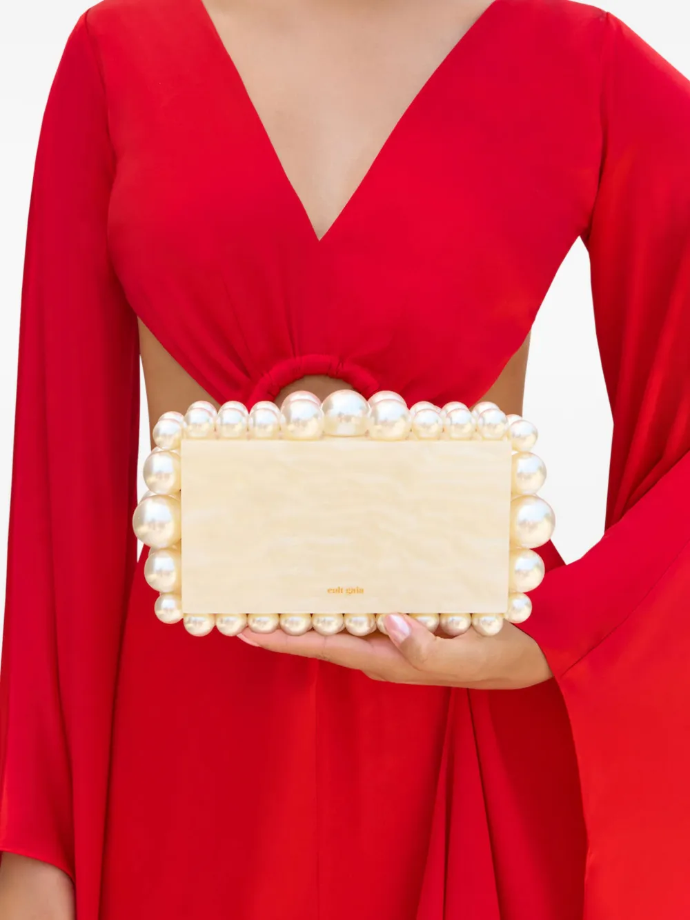  Cult Gaia Eos Box Clutch Bag - Neutrals 
