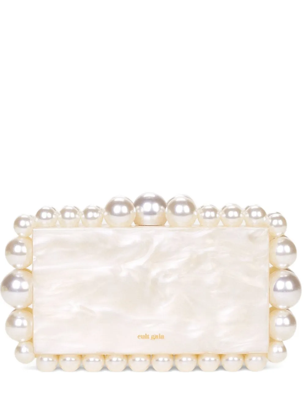 Cult Gaia Eos Box clutch bag - Toni neutri