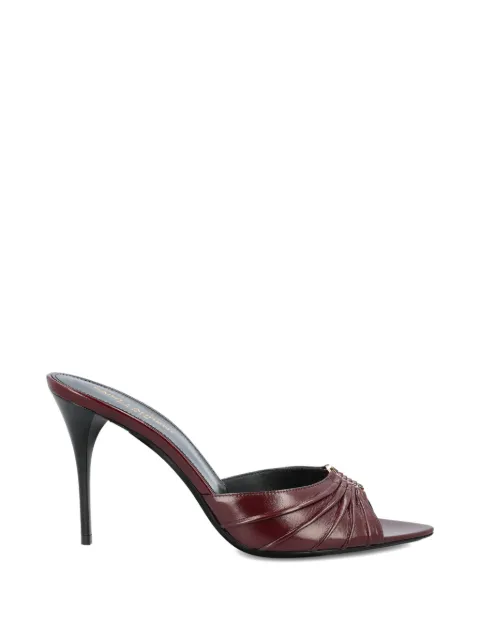 Saint Laurent sandalias con tiras retorcidas