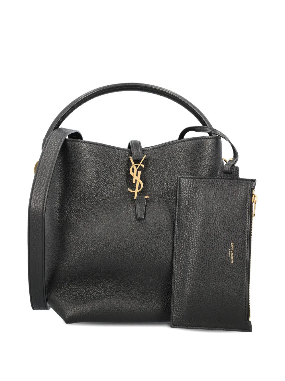 Saint Laurent Le 37 Flexible Bag In Black