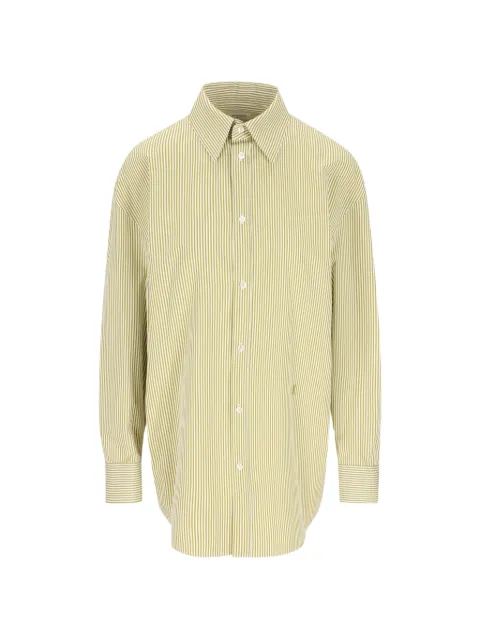 Saint Laurent camisa con motivo de rayas y botones