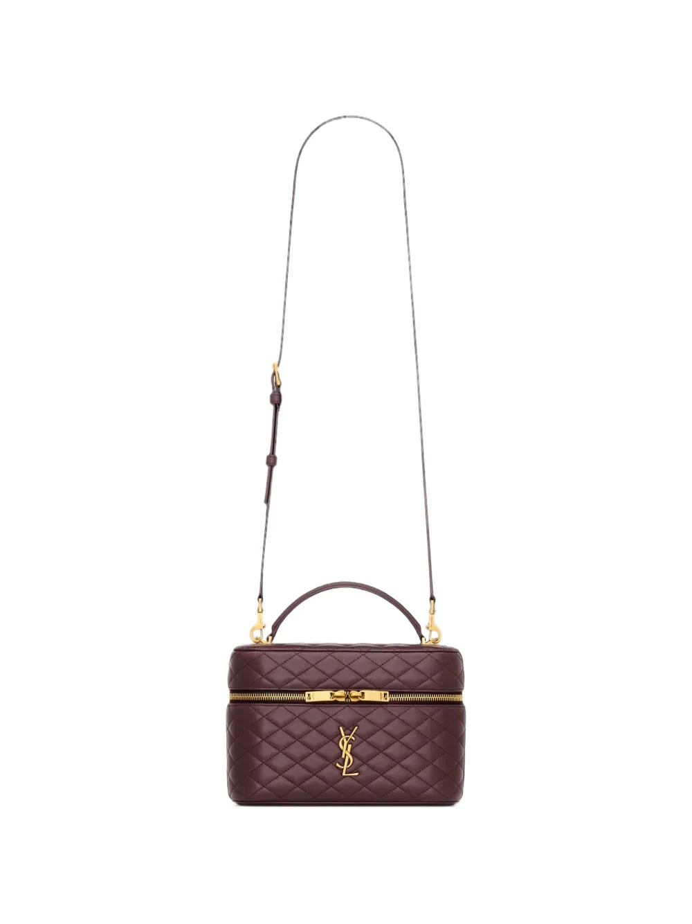 Saint Laurent Trousse Gaby grande in pelle di agnello - Rosso