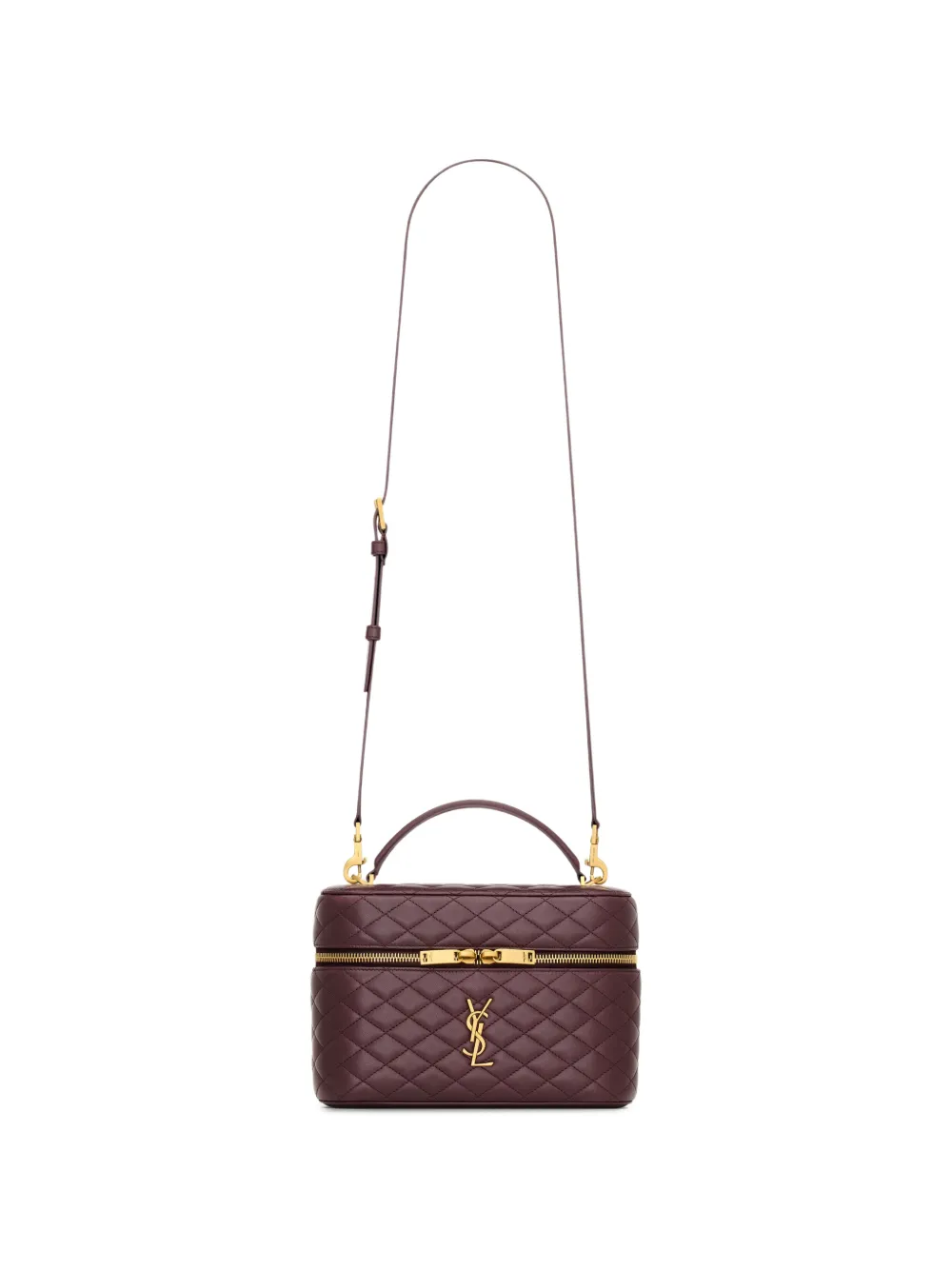 Saint Laurent Trousse Gaby grande in pelle di agnello - Rosso
