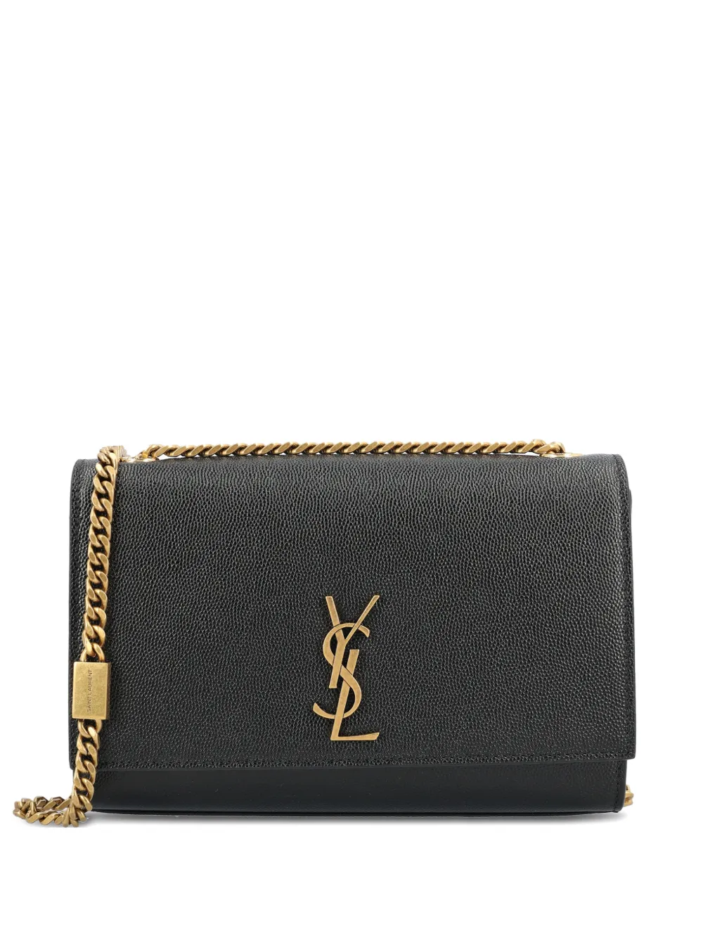 Saint Laurent New Kate Small In Grain De Poudre Leather In Black