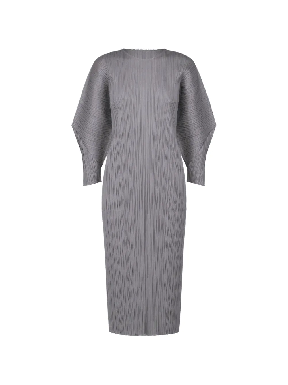 Pleats Please Issey Miyake pleated midi dress - Grigio