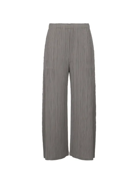 Pleats Please Issey Miyake pantalones anchos con pinzas