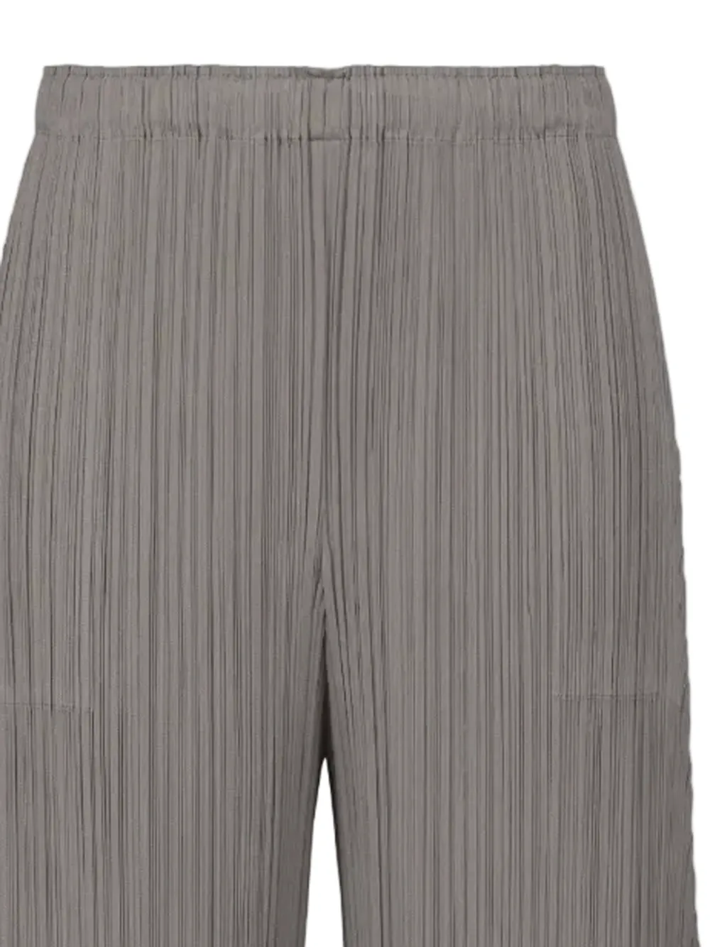 Pleats Please Issey Miyake Plooibroek met wijde pijpen Grijs