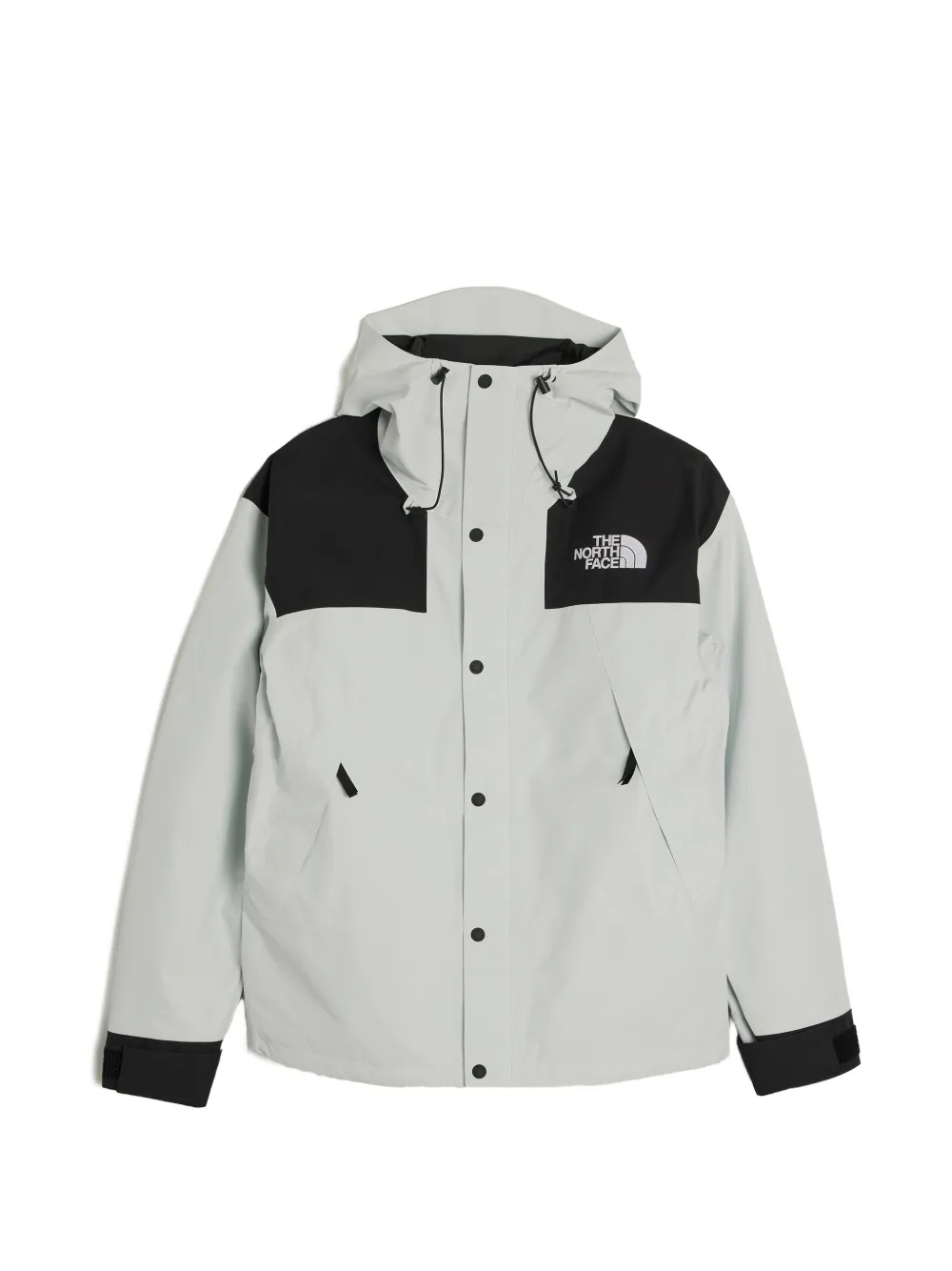 The North Face logo hooded jacket - Grigio