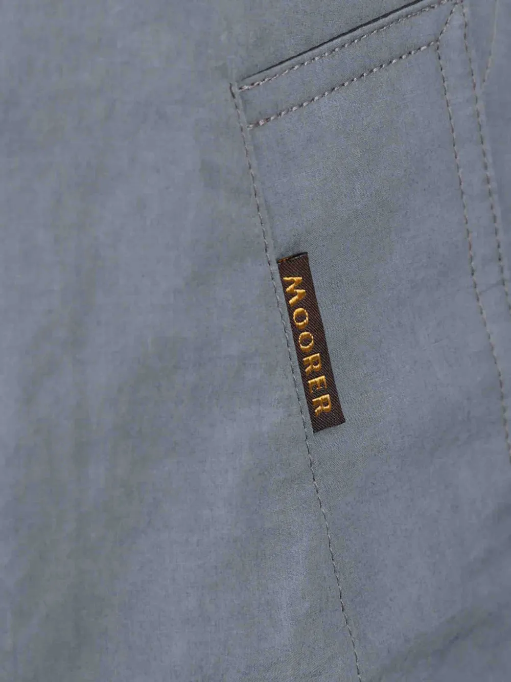  Moorer Double-breasted Coat - Blue 
