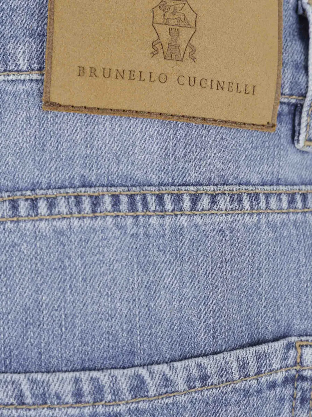 Pleated Jeans