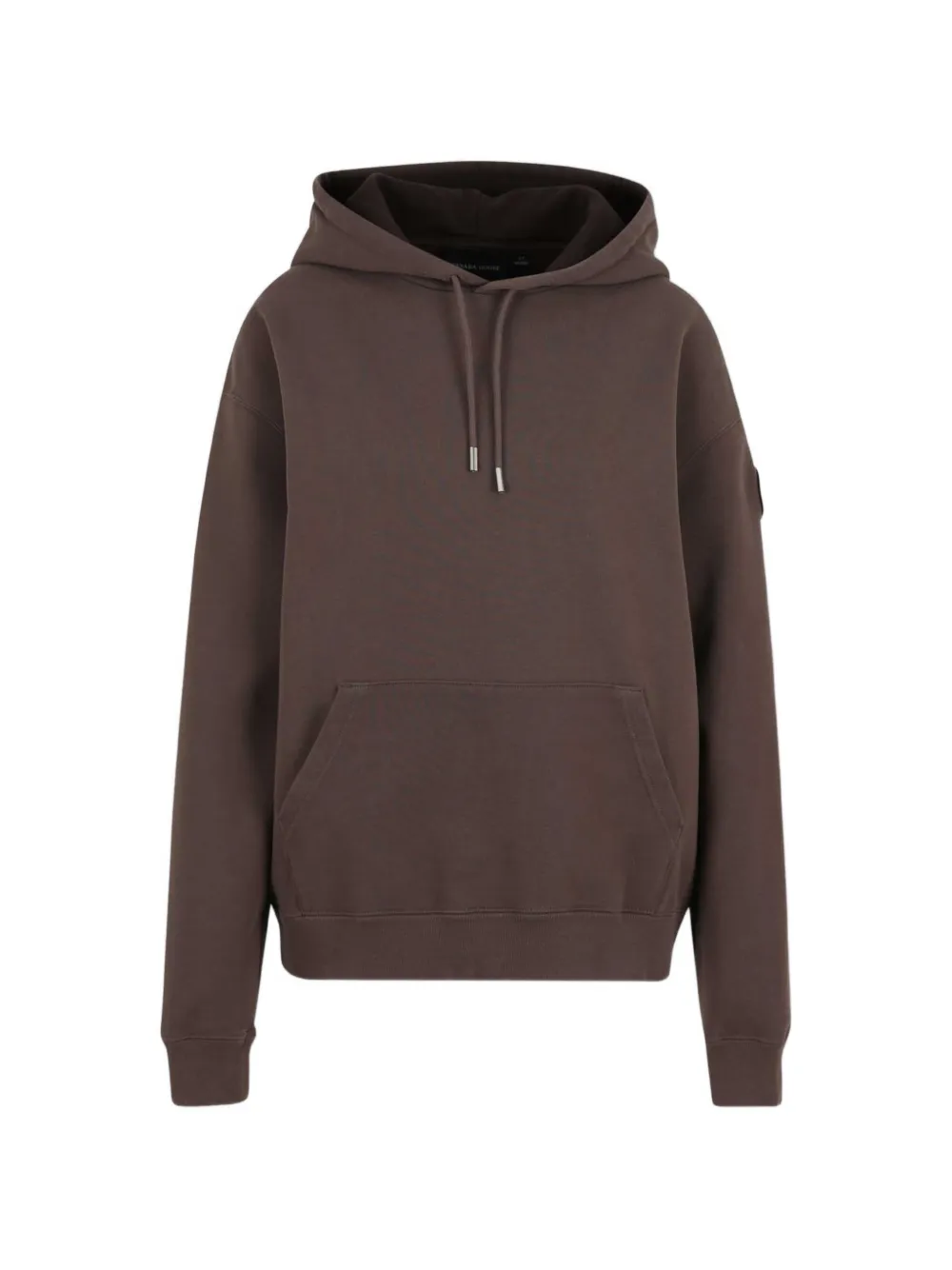 Canada Goose drawstring hoodie - Marrone