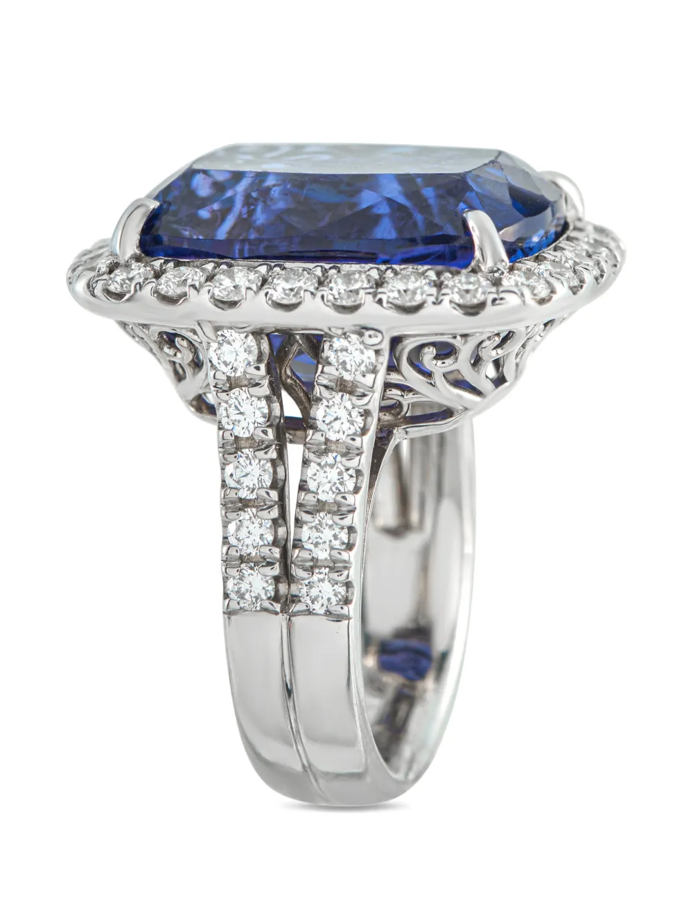 LB Exclusive diamond tanzanite ring - Argento
