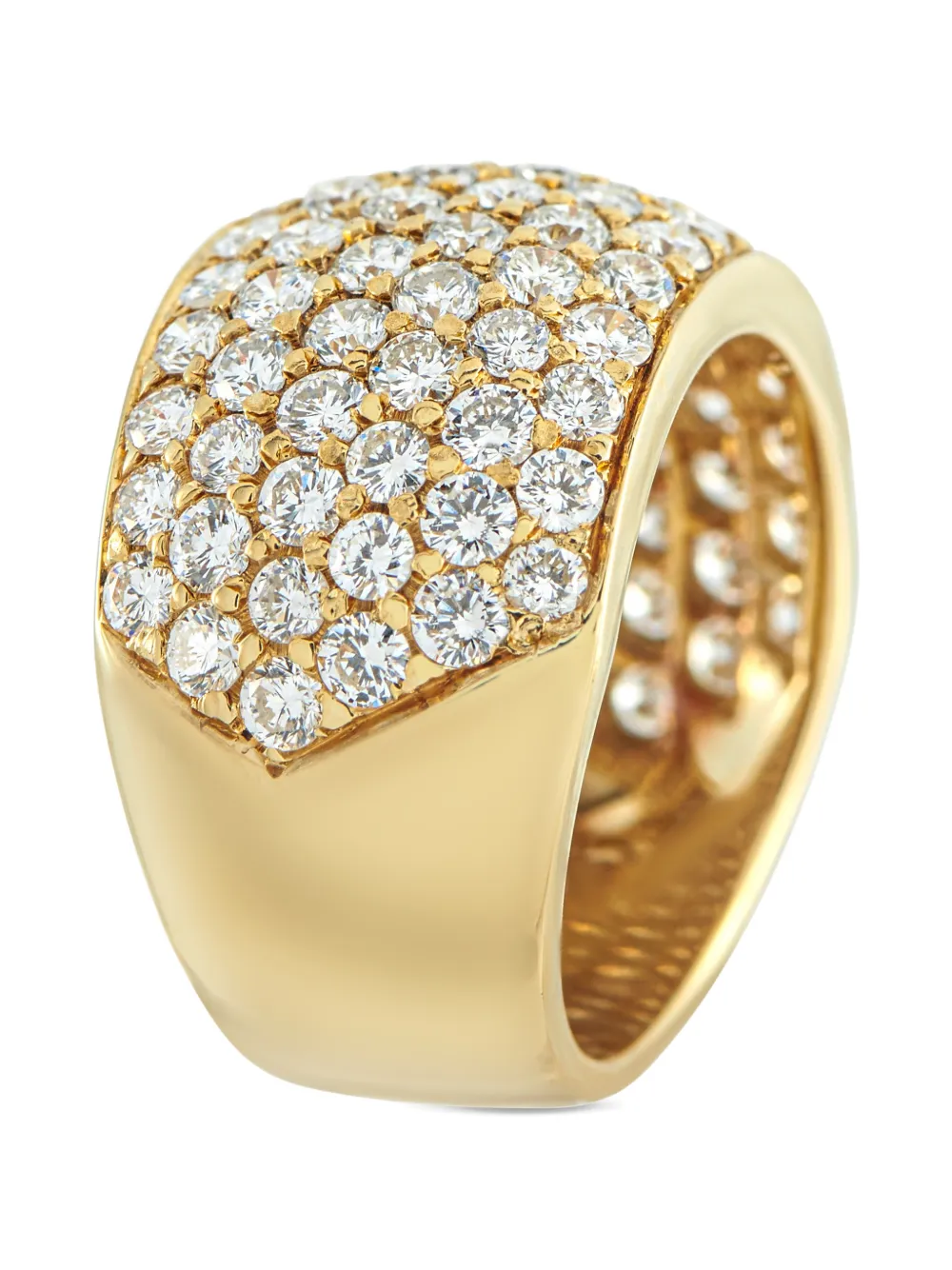 Yellow Gold Wide Band Ring