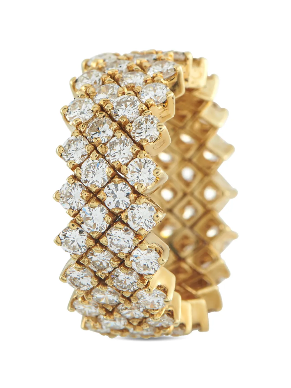 LB Exclusive Eternity diamond lattice ring - Oro