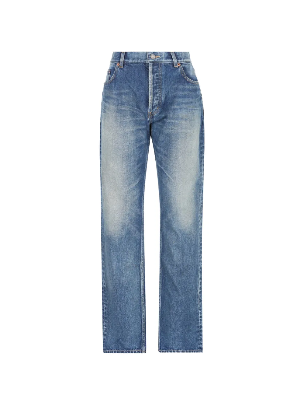 Saint Laurent buttoned jeans - Blau