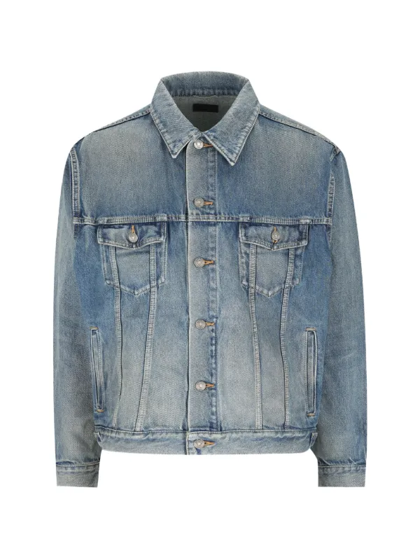 Saint Laurent ポケット デニムジャケット | ブルー | FARFETCH JP