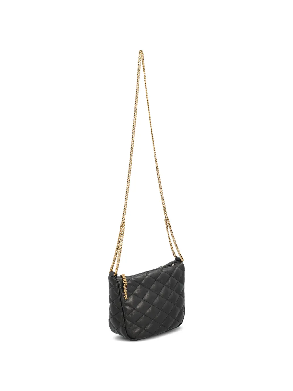 quilted chain leather bag