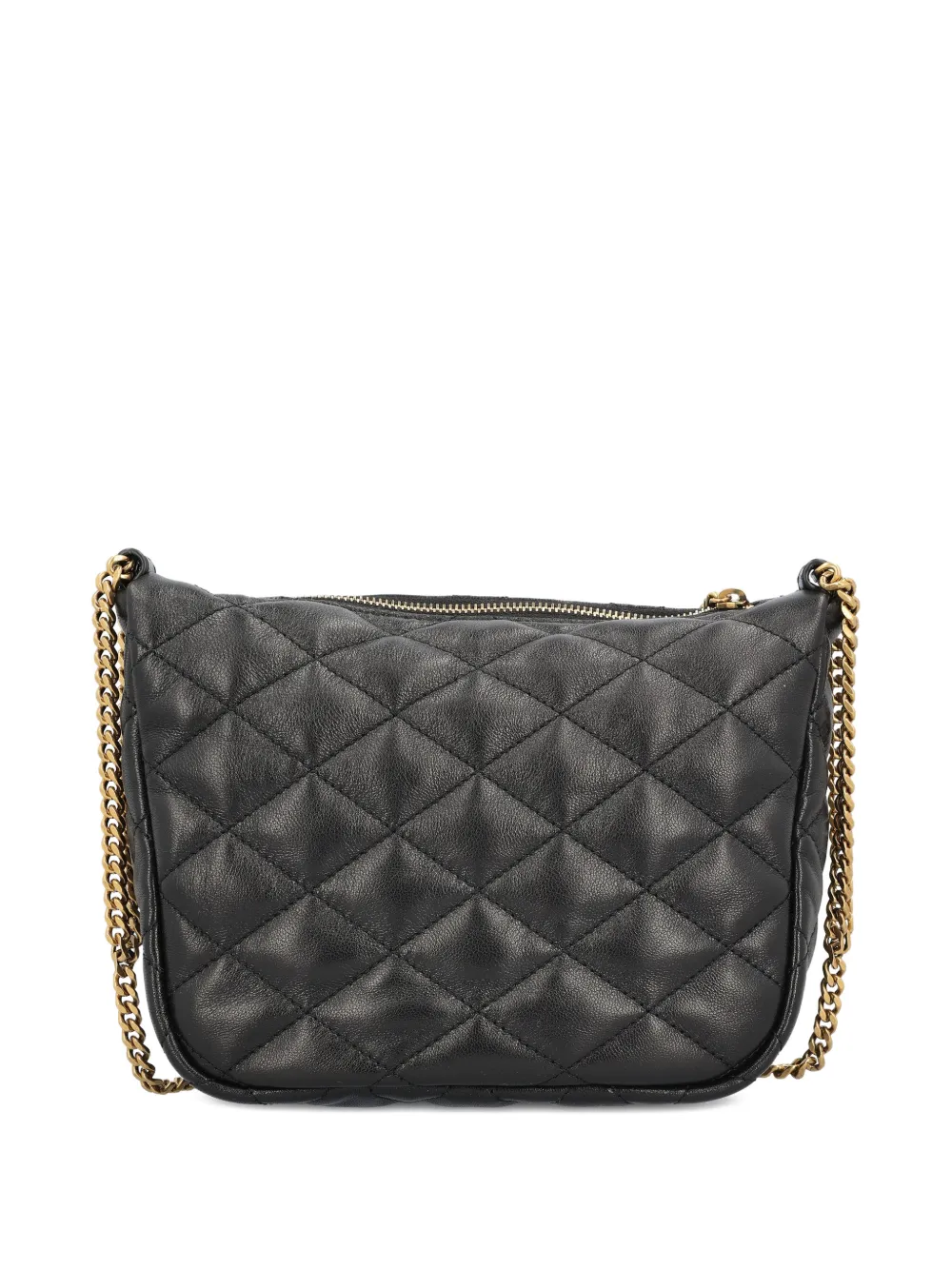 quilted chain leather bag