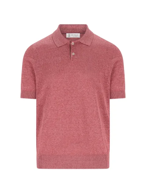 Brunello Cucinelli playera tipo polo manga corta