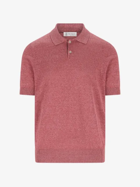Brunello Cucinelli short-sleeve polo shirt