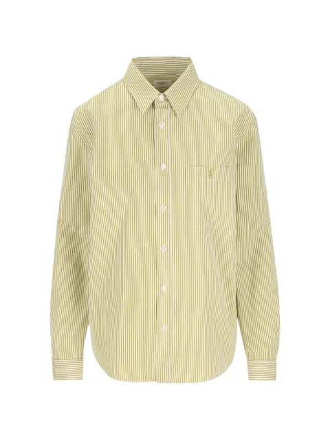 Saint Laurent playera tipo polo Cassandre de algodón