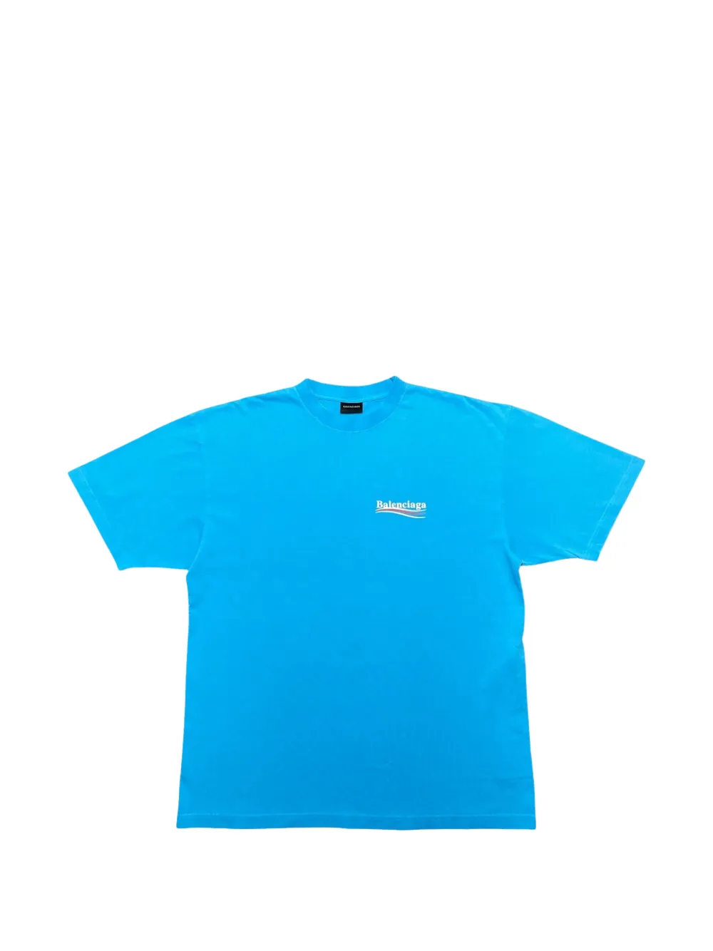 Balenciaga Political Campaign T-shirt - Blu