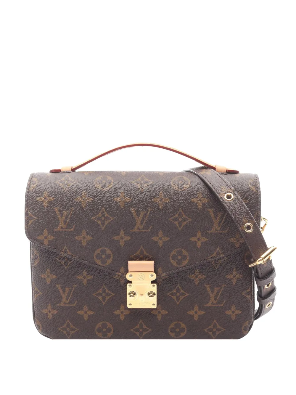 Louis Vuitton Pre-Owned 2021-2026 Monogram Pochette Metis satchel - Marrone