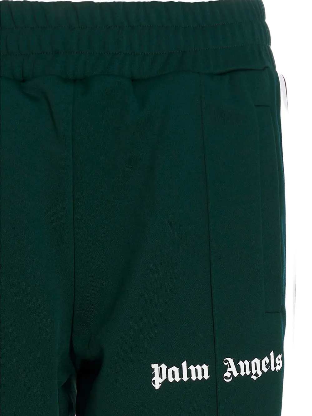 Palm Angels Trainingsbroek met logoband aan de zijkant Groen