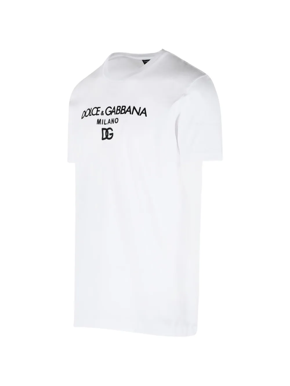 ribbed logo-embroidery T-Shirt