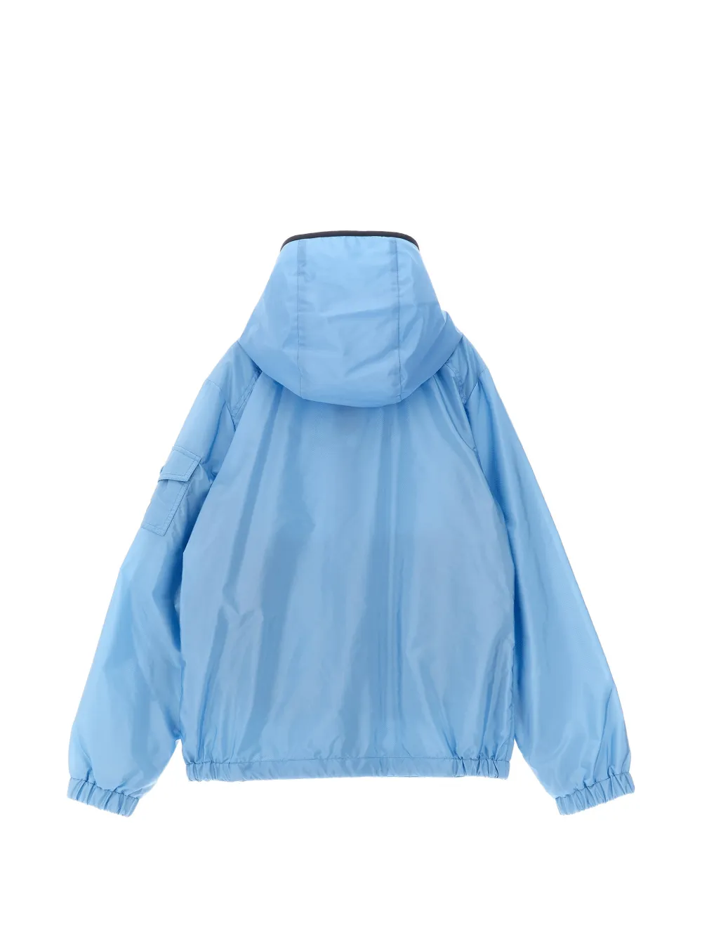Moncler Enfant Banu jack met afneembare capuchon Blauw