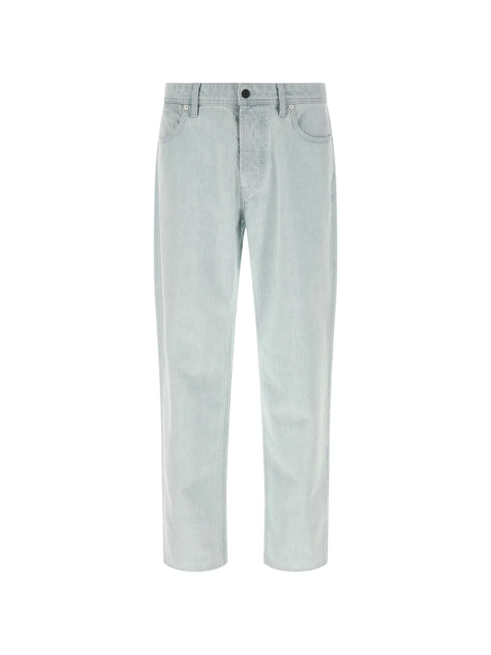 Stone Island button straight jeans - Blu