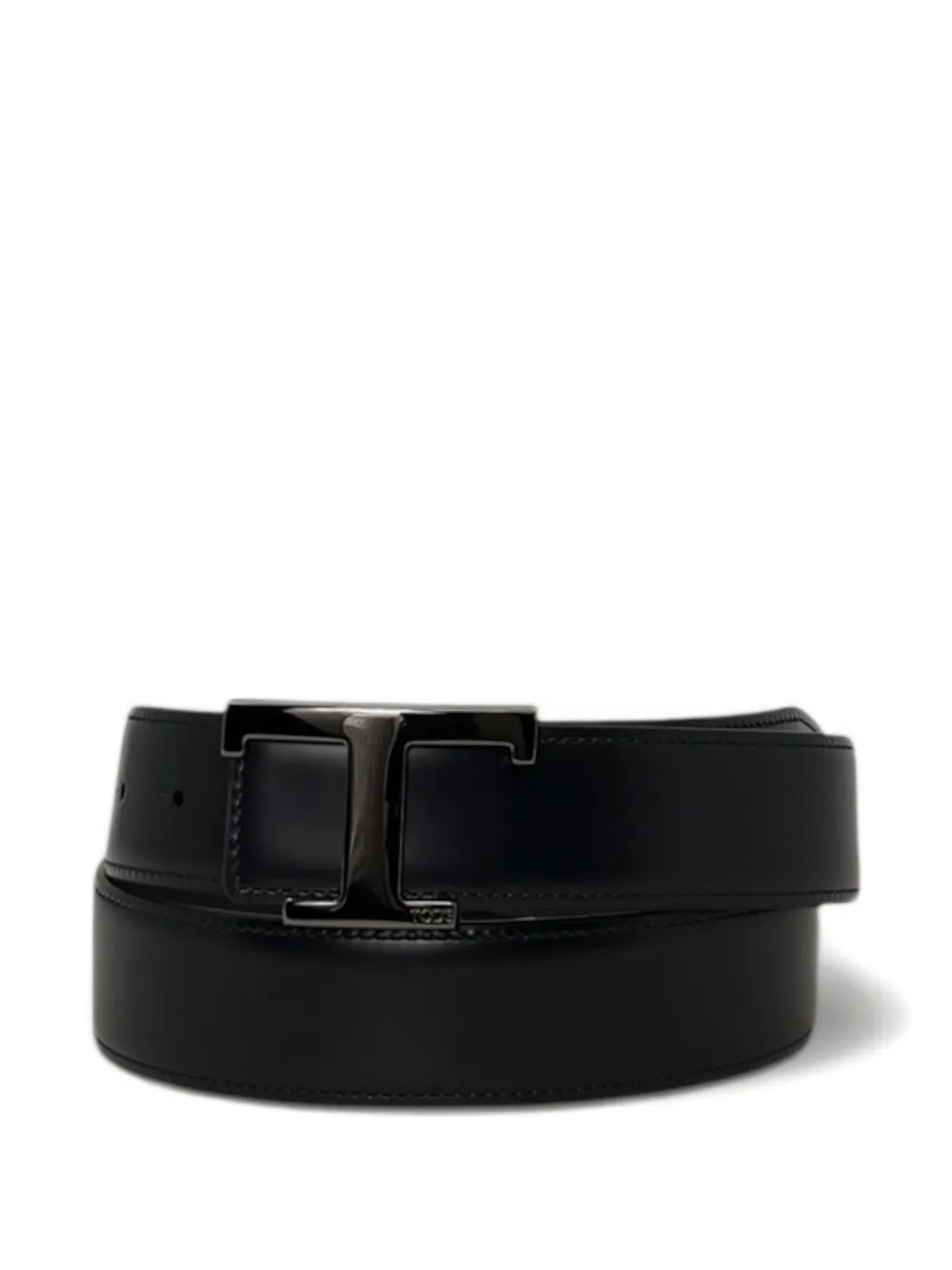 Tod's t buckle belt - Nero