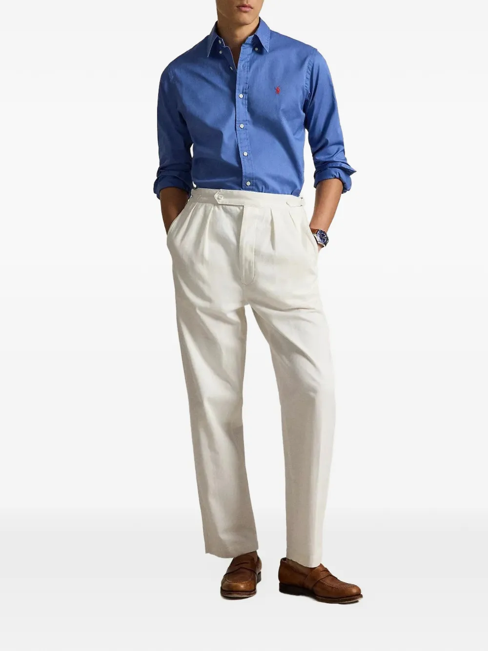 Polo Ralph Lauren Katoenen overhemd Blauw