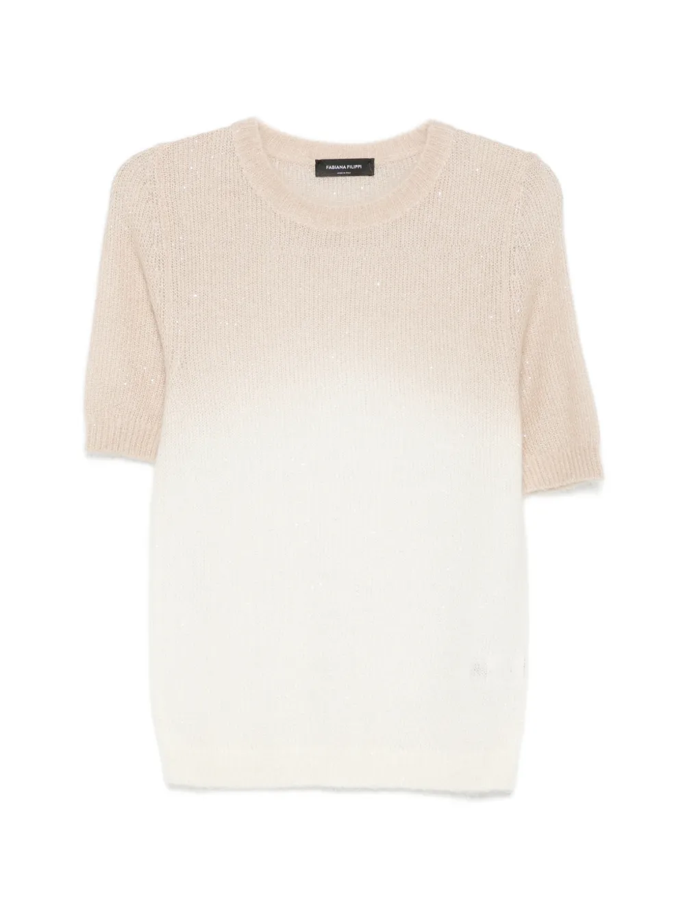 Fabiana Filippi short-sleeve top - Toni neutri