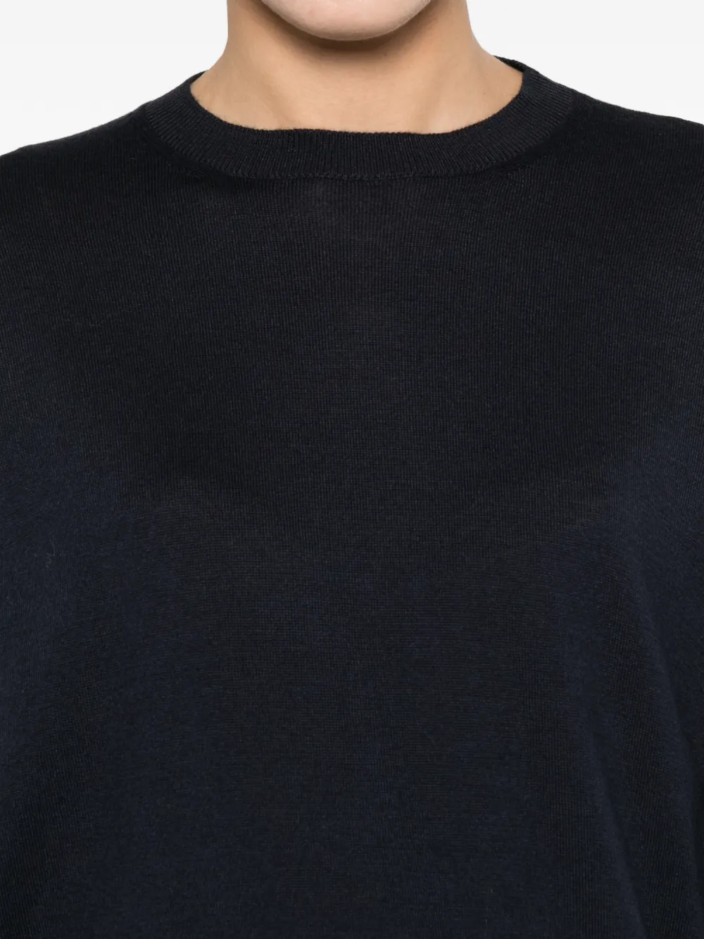 Fabiana Filippi Top met ronde hals Blauw