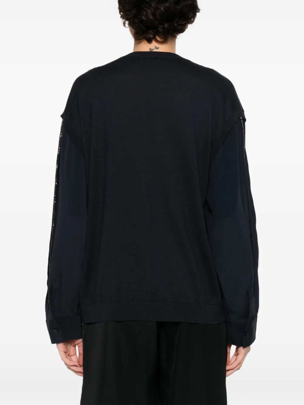 Fabiana Filippi Top met ronde hals Blauw