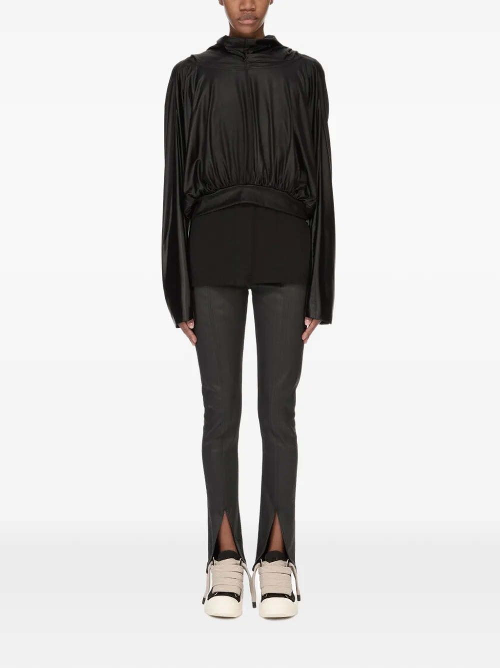 Rick Owens DRKSHDW Legging met split Zwart