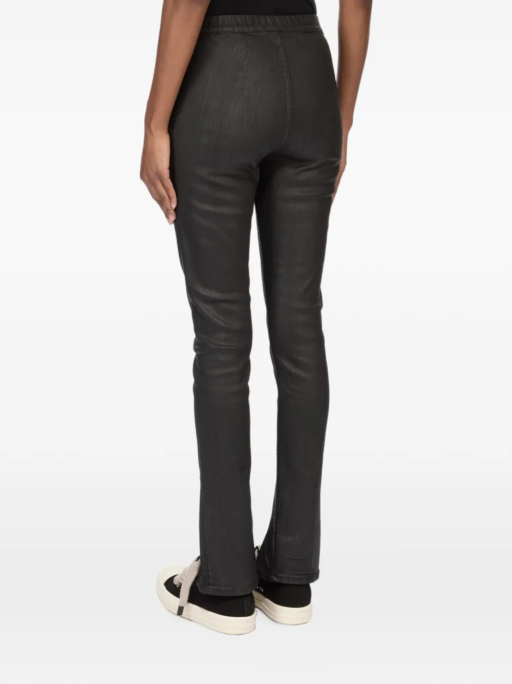 Rick Owens DRKSHDW Legging met split Zwart