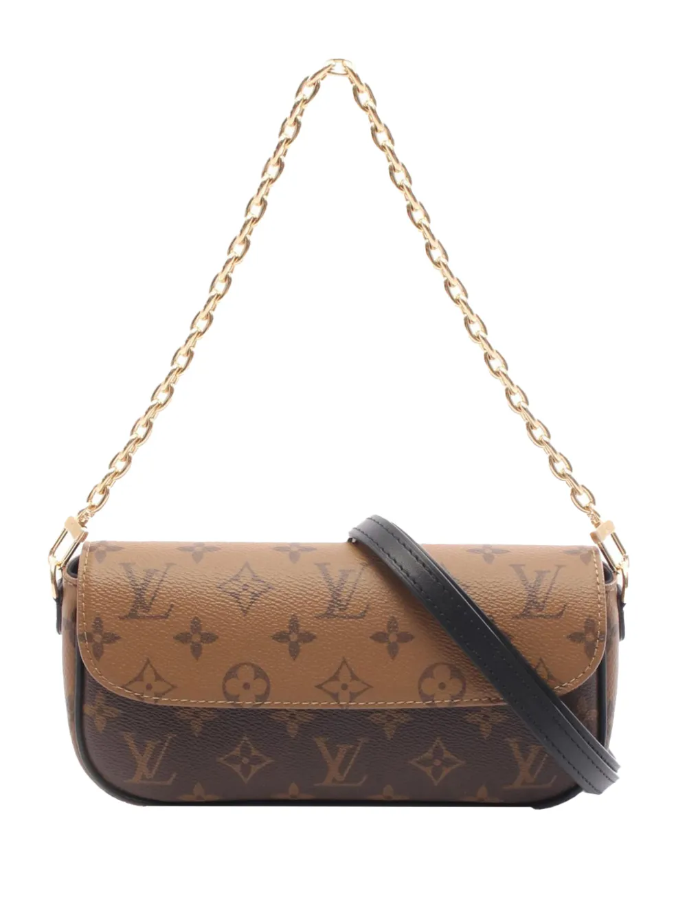 Louis Vuitton Pre-Owned Borsa a tracolla Ivy in tela Monogram Reverse 2021-2026 - Marrone